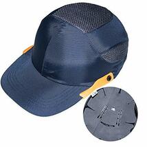 ヘルメット 防災 CE安全規格 プロテクターキャップ 内蔵 メッシュ インナーキャップ 安全帽 軽量 作業ヘルメット 防災用キャップ 保護帽子_画像5