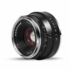 Pergear 25mm F1.8 交換レンズ ニコンZマウントカメラ用 交換レンズ f1.8-f16 明るい ボケ味 ポートレートの画像2