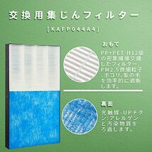 J&Q 空気清浄機用交換フィルター 脱臭フィルター 2140795(1枚) と 集塵フィルター HEPAフィルター KAFP044A4(1枚) 互換品_画像5