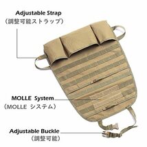 TRIWONDER MOLLE 車用収納ポケット シートバックポケット リアシート 大容量 省スペース 車内 収納 後部座席収納バッグ トランク収納_画像3