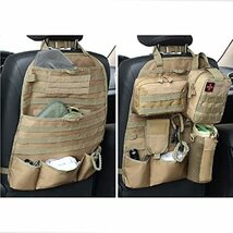 TRIWONDER MOLLE 車用収納ポケット シートバックポケット リアシート 大容量 省スペース 車内 収納 後部座席収納バッグ トランク収納_画像7