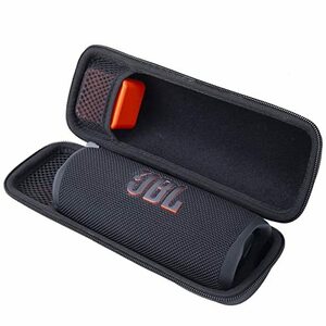 Aenllosi 収納ケース 互換品 JBL Flip 6 FLIP6 Bluetoothスピーカー (ブラック)（ケースのみ）