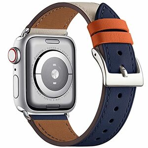 WFEAGL コンパチブル Apple Watch バンド,は本革レザーを使い、iWatch SE、 Series