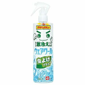 レック 熱中レスキュー 激冷えくん ウェアクール ( 虫よけ効果プラス 400ml )/ 冷却スプレー / ひんやり冷感 / 長持ち