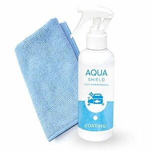 [ SHIELD ] AquaShield 200ml (釣具専用 コーティング剤/クロス付き) 釣具 手入れ メンテナンス 光沢 撥水 釣り具 釣り竿 ロッド リール