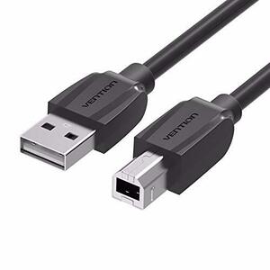 VENTION USB2.0 A MALE to B MALE Black True Blue USB Cable [SRPJ1880]