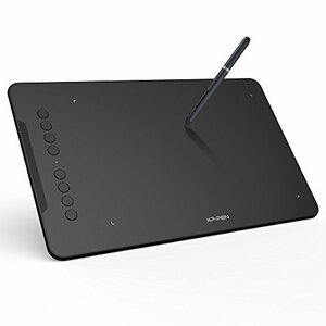 XP-Pen ペンタブ Decoシリーズ 10x6.25インチ エクスプレスキー8個 ペンタブレット 板タブ イラスト 初心者 Windows Mac 対応