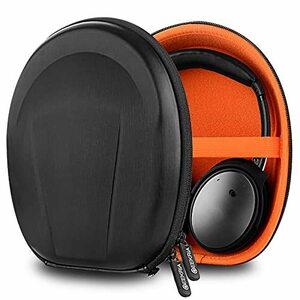 Geekria ケース 互換性 UltraShell ヘッドホンケース ハードケース 旅行用 ハードシェルケース Bose QC45, QC35 Series II, QC35, QC25,