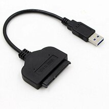 Homefunny SATA-USB 3.0 変換アダプタ 2.5インチ HDD SSD など 専用 (ブラック)_画像2