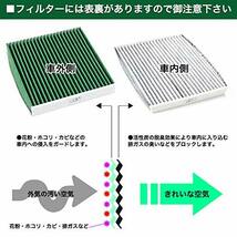 エアコンフィルター 4層 Air-01G アクア アルファード ヴェルファイア ノア ヴォクシー ハイエース プリウス ハリアー ジャスティ_画像7