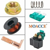 MOACCE バイク 用 セルリレー スターターリレー 互換性モデル ホンダ VTR250 INTERCEPTOR 1988-1990/Steed 400 NV 400 1992-1997/CBX_画像3