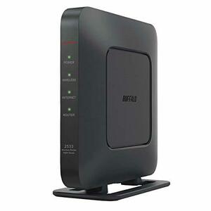 BUFFALO WiFi 無線LAN ルーター WSR-2533DHPL2/NB 11ac ac2600 1733+800Mbps IPv6対応 デュアルバンド 4LDK 3階建向け 簡易パッケージ