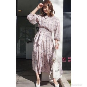 新品 タグ付き 定価15400円 ロングワンピ きれいめ 花柄