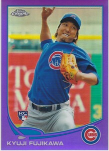 藤川球児 2013 TOPPS CHROME PURPLE REFRACTOR 