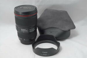 ★美品★ 即決 CANON キヤノン EF 16-35mm F4L IS USM 広角ズームレンズ（R4-491）