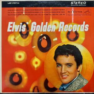 米RCA-VICTOR盤LP！犬黒ラベル深溝STEREO！Elvis Presley / Elvis' Golden Records 1958年作の64年盤 LSP-1707(e) エルヴィス・プレスリー