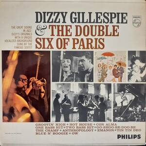 美盤 英PHILIPSオリジLP！MONO盤！Dizzy Gillespie & The Double Six Of Paris 1963年 BL7596 Lalo Schifrin, Lalo Schifrin, Kenny Clark