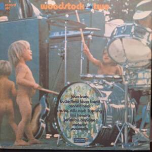 美品 米COTILLIONオリジ2LP！住所BROADWAY Wなし！V.A. / Woodstock Two /Jimi Hendrix, Neil Young, Jefferson Airplain 1971年 SD 2-400