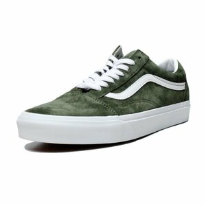 新品 VANS バンズ ヴァンズ US企画 レディース オールドスクール OLDSKOOL Pig Suede ピッグスウェード グリーン系 US6（24cm）