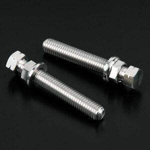 YAMAHA Yamaha YZF-R1 YZF-R1M 2004- FZ-10 MT-10 YZF-R6 2017- etc. titanium chain adjuster bolt & nut set 