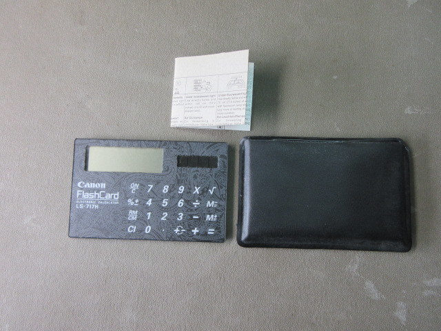ヤフオク! -「計算機 キヤノン」(電卓) (OA機器)の落札相場・落札価格