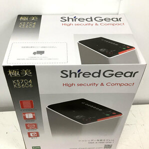 未使用品 ライオン LION オフィスアクセサリ サカエ Shred Gear 極美 シュレッドギアシリーズ KS606 シュレッダーの画像4
