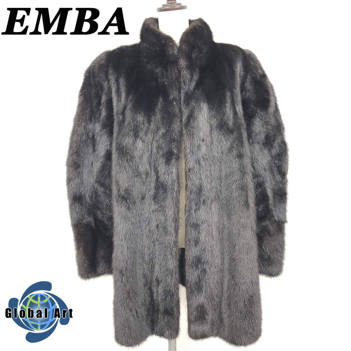 日本に ¥8282円 【美品】EMBA エンバ ミンクコート 大きいサイズ 13号