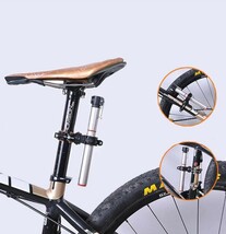 サイクリング用品 マウント ブルー 青 ホルダー クランプ 自転車ライトホルダー 懐中電灯 空気入れ 固定 延長ブラケット ロードバイク_画像5