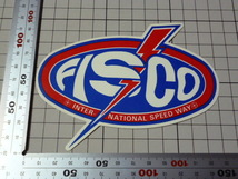 FISCO INTERNATIONAL SPEEDWAY ステッカー (131×90mm) FUJI 富士 フィスコ インターナショナル スピードウェイ _画像2