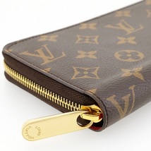 LOUIS VUITTON ルイヴィトン ジッピー・ウォレット 長財布（小銭入れあり） モノグラム コクリコ M41896_画像10