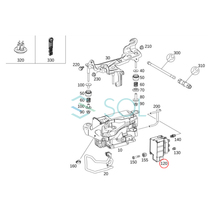 ベンツ W217 エアサスコンプレッサー バルブブロック バルブユニット S400 S450 S550 S560 S63 S65 0993200058 出荷締切18時_画像4