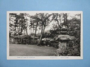 j2324戦前　神奈川県　相州小田原絵葉書　二宮神社境内