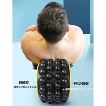 ヨガホイール 体幹トレーニング ピラティス ダイエットグッズ ストレッチ ストレッチリング ブルー×ミントブルー 太丸模様_画像3