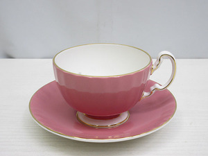 *YC6111 AYNSLEY cup saucer pink C|S Aynsley kote-ji garden antique retro Western-style tableware free shipping *
