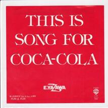 ■中古品■矢沢永吉/this is song for Coca-Cola + run & run(シングル盤)_画像1