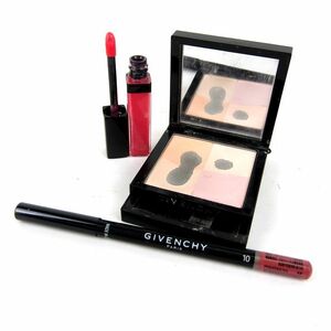 ji van si. face color / lip liner / gloss 3 point set remainder amount have Givenchy cosme together lady's GIVENCHY