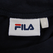 フィラ ラブトキシック 半袖Ｔシャツ カットソー 前面プリント カジュアル キッズ 女の子用 S(140)サイズ ネイビー FILA_画像2