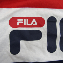 フィラ ラブトキシック 半袖Ｔシャツ カットソー 前面プリント カジュアル キッズ 女の子用 S(140)サイズ ネイビー FILA_画像4