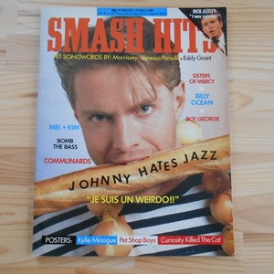 廃刊 Smash Hits 1988 Johnny Hates Jazz イギリス スマッシュヒッツ 音楽雑誌 BPIアワーズ授賞式 英国 UK Sisters of mercy