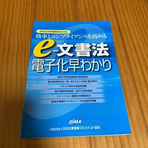 ｅ−文書法電子化早わかり (令和元年度税制改正対) 効率とコンプライアンスを高める／日本文書情報マネジメント協会法務委員会