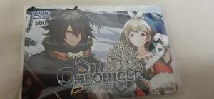 * free shipping *sin* Chronicle Special made QUO card (Y500)QUO card 
