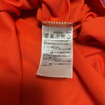 adidas アディダス バスケットボール 半袖Tシャツ プリントTシャツ Lサイズ ポリエステル オレンジ_画像5