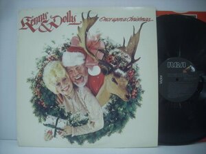■ USA盤 LP 　KENNY RODGERS DOLLY PARTON / ONCE UPON A CHRISTMAS ケニー・ロギンス ドリー・パートン 1984年 カントリー ◇r41110