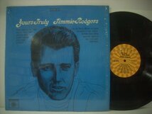 ■ USA盤 LP 　JIMMIE RODGERS / YOURS TRULY ジミー・ロジャース ユアズトゥルーリー 1968年 カントリー ◇r41110_画像1