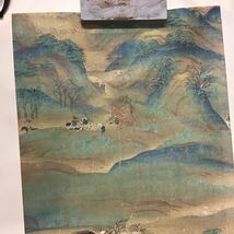 京都　神護寺　山水屏風　工芸印刷　紙本_画像2