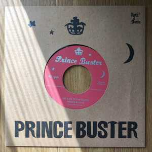 【中古EP】Prince Buster「Let's Go To The Dance」限定アナログ盤 7インチ レコード プリンスバスター Rock A Shacka シルクスクリーン