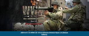 未開封新品/3RDID WW2 US 101st Airborne Division Ryan 2.0 Deluxe Edition 米陸軍第101空挺師団ライアン一等兵バズーカ付属デラックス版