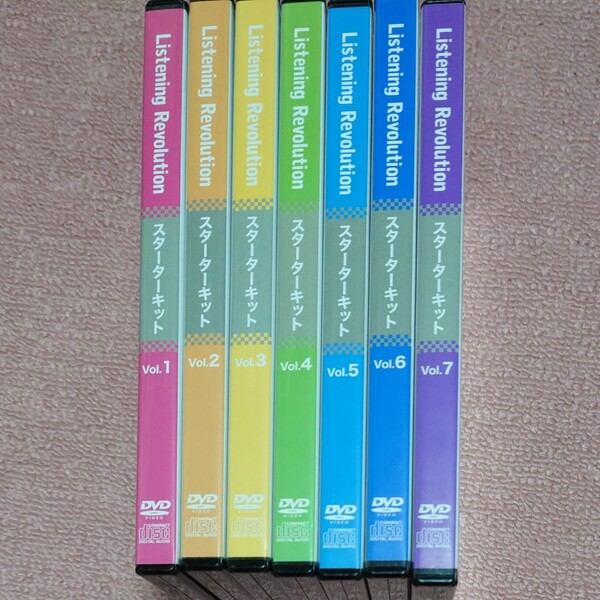 正しい発音で英会話スターターキットリスレボ英語学習DVD 4枚×7Box=28枚