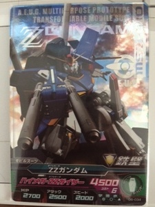 ガンダムトライエイジ　6弾(06-034)　MR　ZZガンダム　複数枚あり　絶版