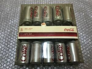 ☆新品☆ Coca Cola コカコーラ クリスマス 100V イルミネーション ランプ 電飾 アメリカ USA パーティーライト ストリングライト コーラ